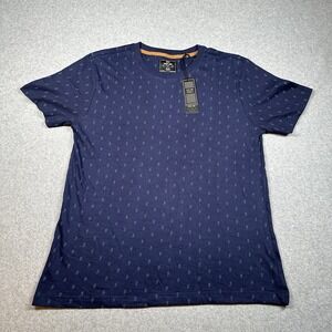 MBX Premium Goods XKS142C82 Moody Blue Print T Shirt Mens M NWT Cotton